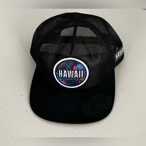 Hawaii black baseball hat